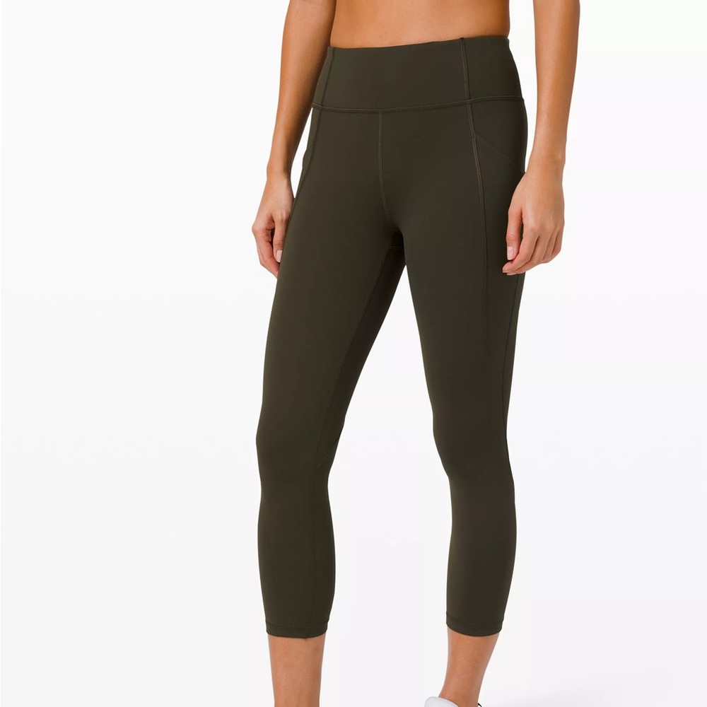 Lululemon “Time to Sweat” Crop Leggings
